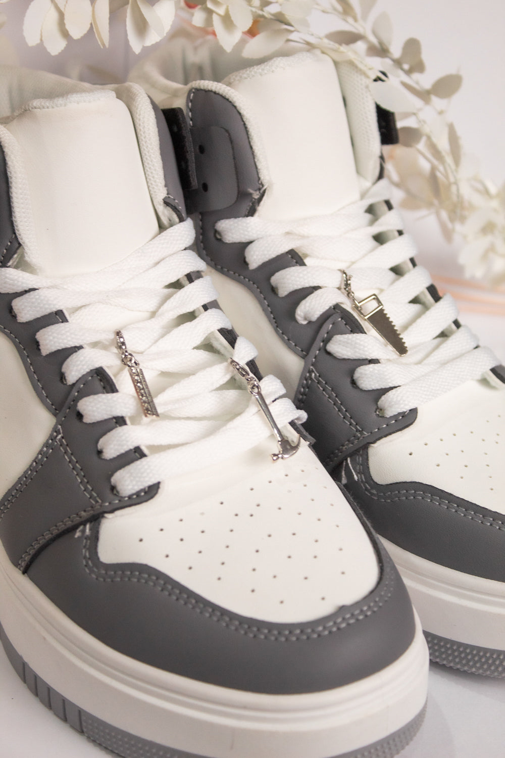 DIY lover shoe Charm pack | Silver Charms for Trainers | Cute shoe accessories