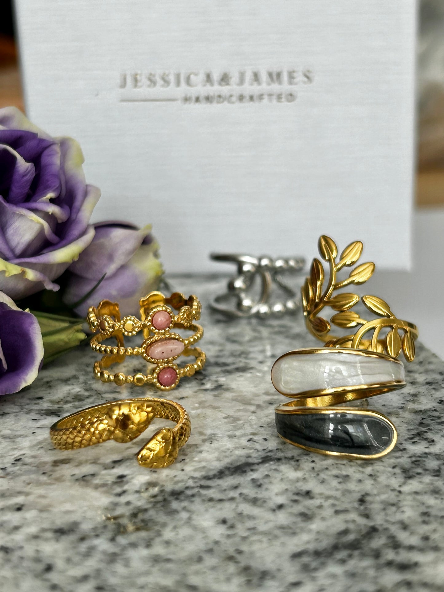 Double Head Snake Ring