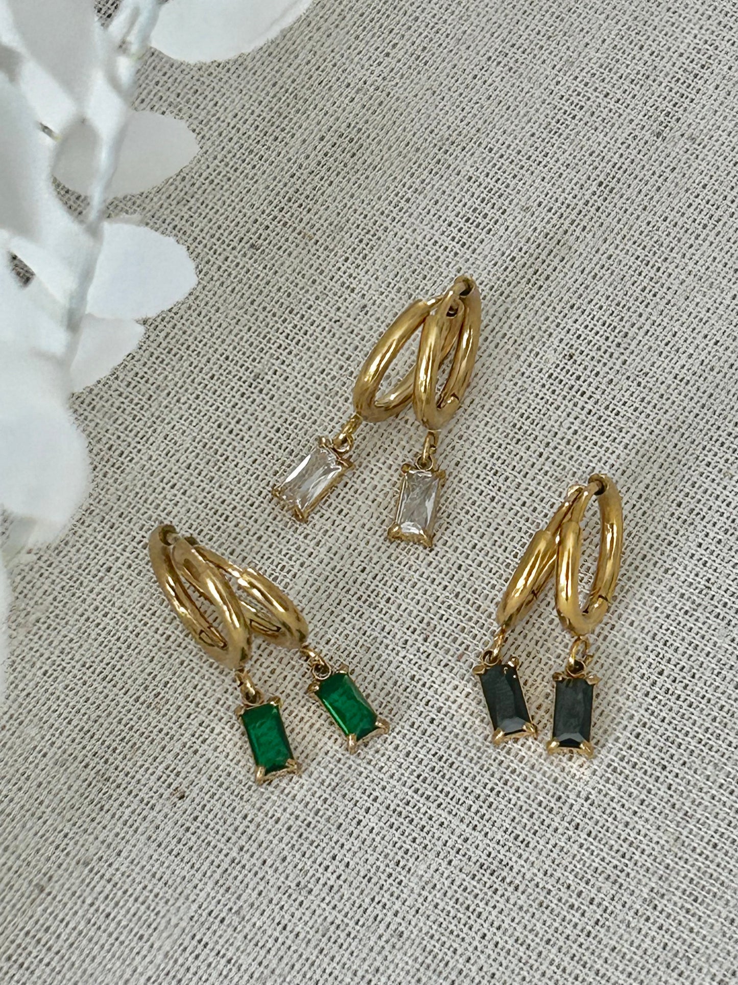 Huggie hoop earrings
