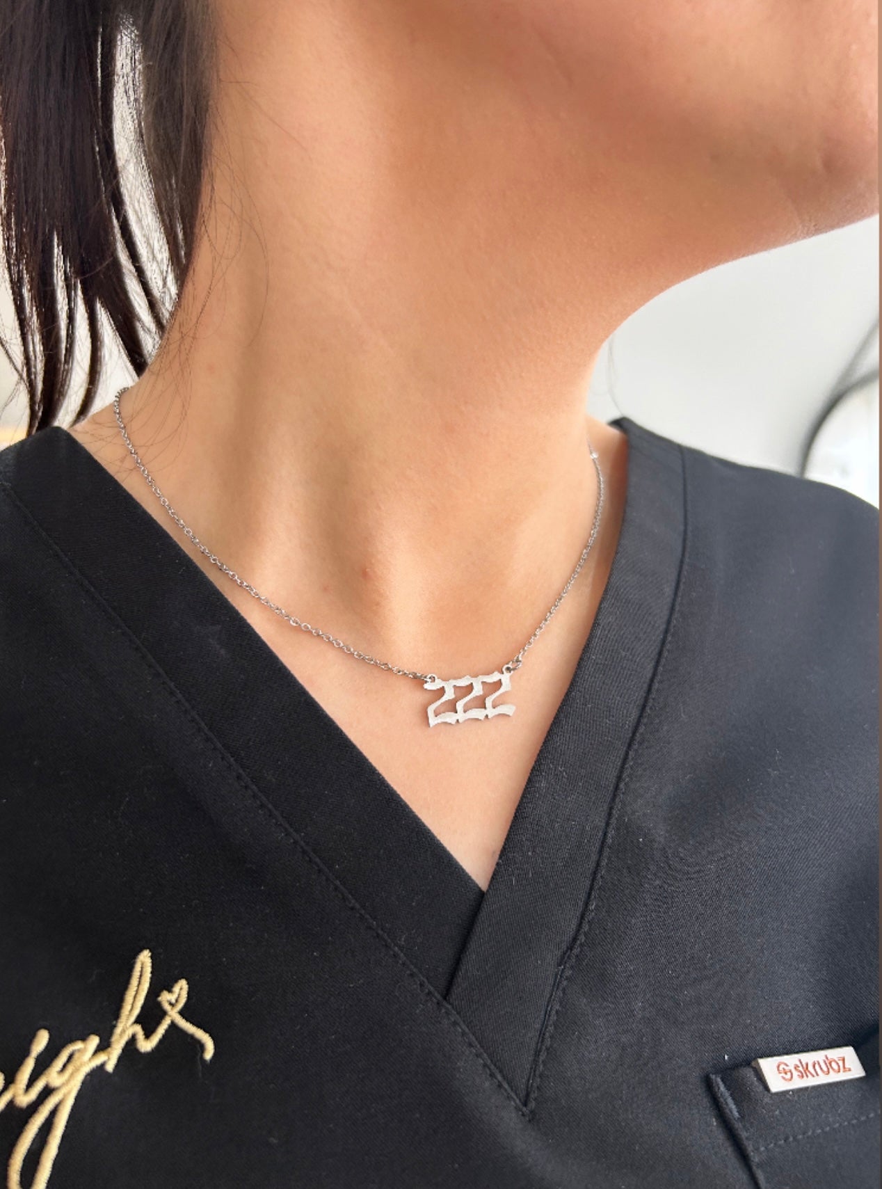 Angel number necklace