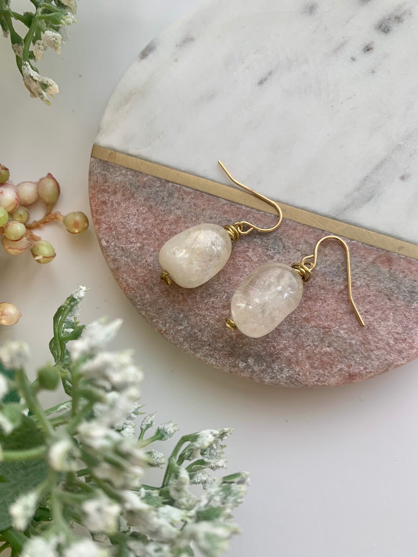 Citrine 18 carat Gold Filled Earrings