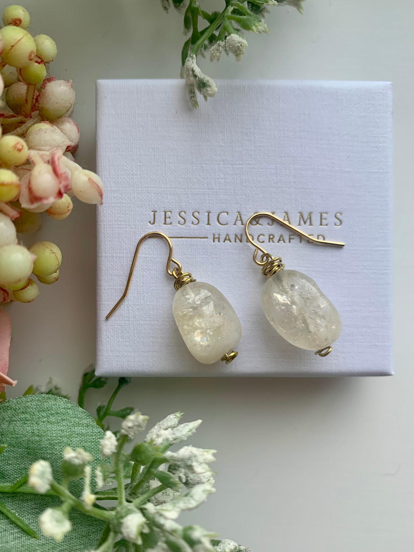 Citrine 18 carat Gold Filled Earrings