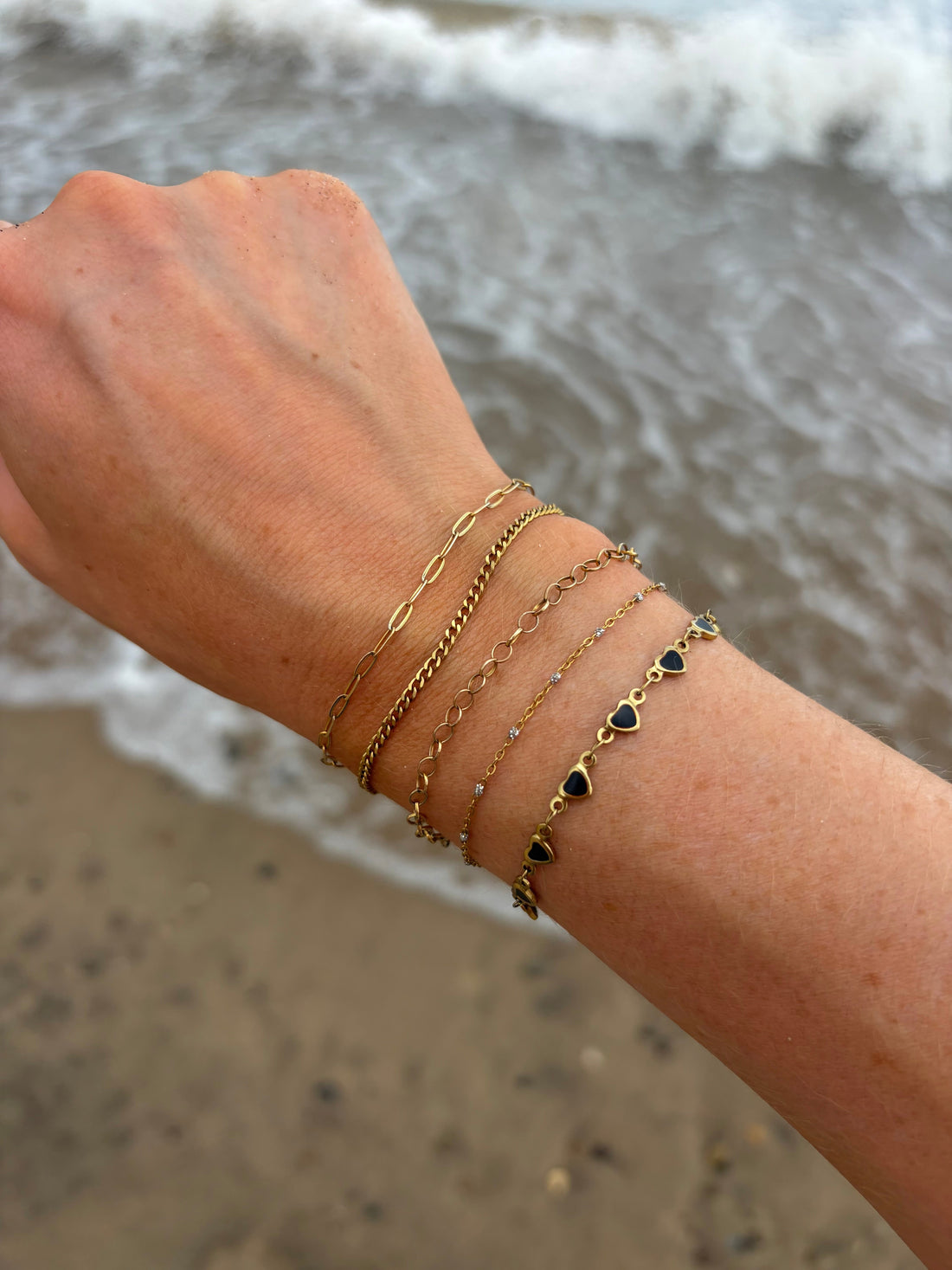 Waterproof no tarnish gold jewellery