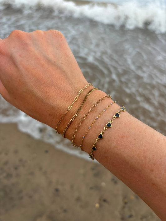 Waterproof no tarnish gold jewellery