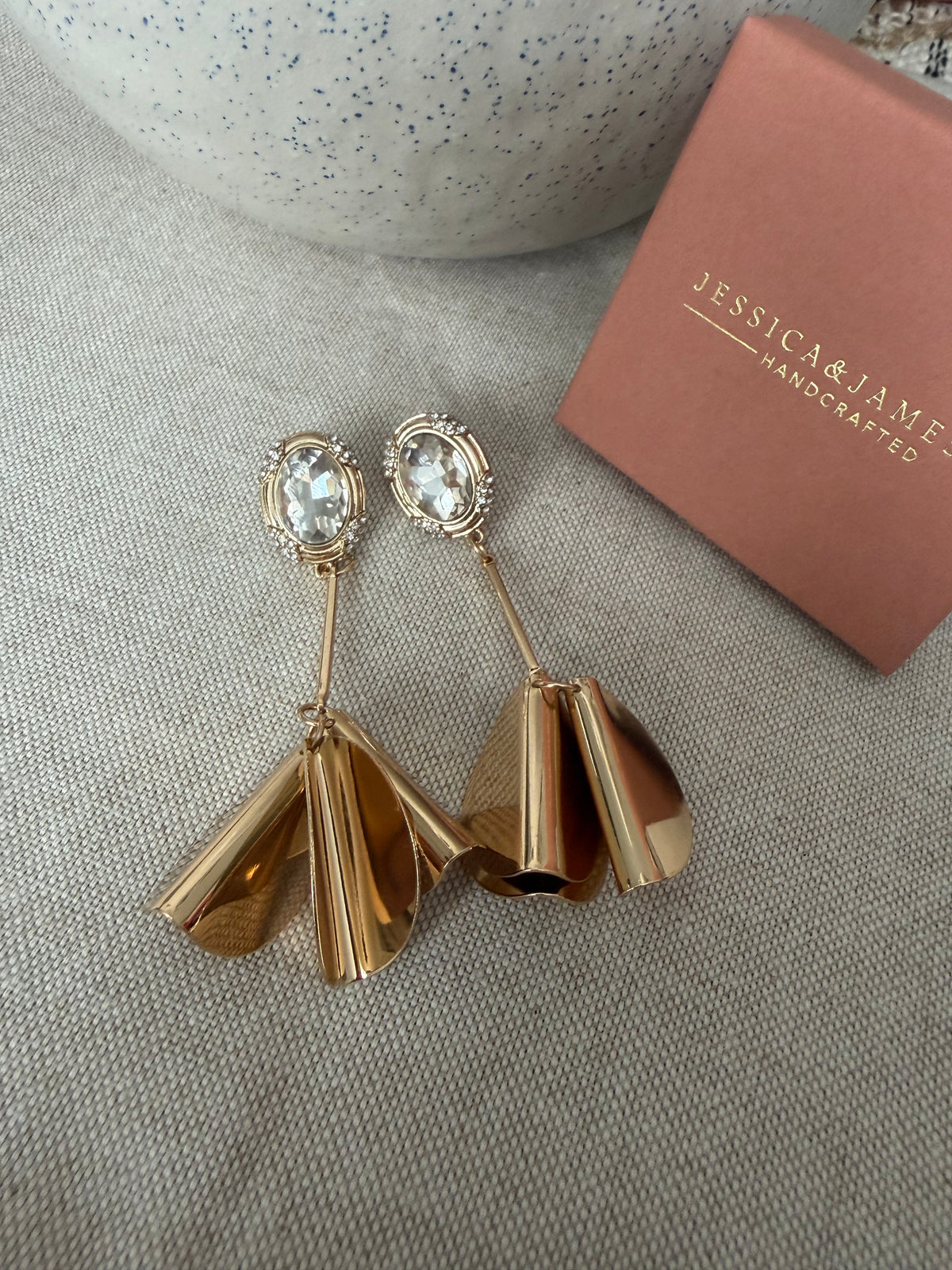 Disco queen statement earrings