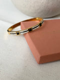 Luxe crystal gold Bangle S/M
