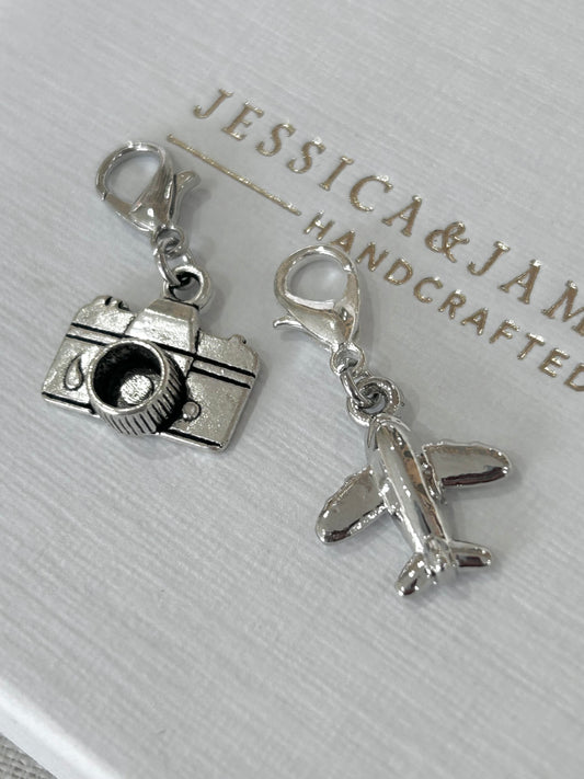 Camera ready Charm pack | Silver Charms for Trainers | Cute shoe accessories
