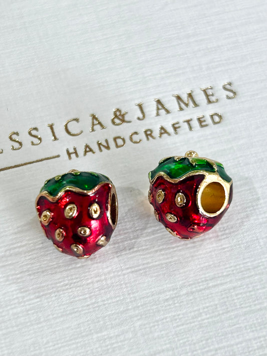 Strawberry summer charms for Trainers | Cute shoe accessories