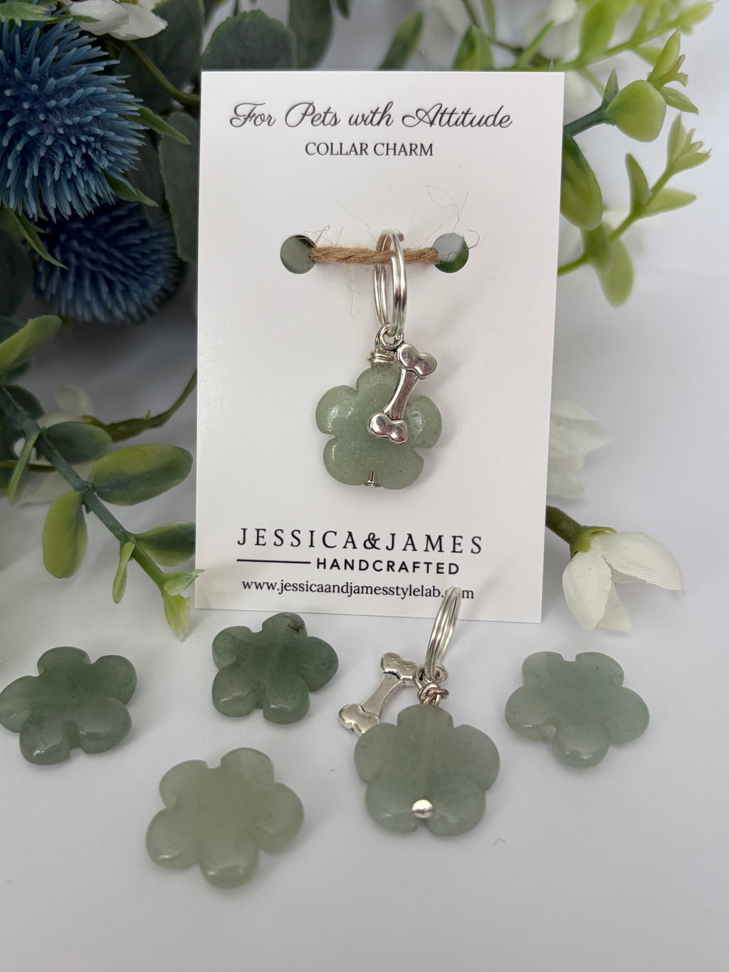 Cute accessories for dogs in green 