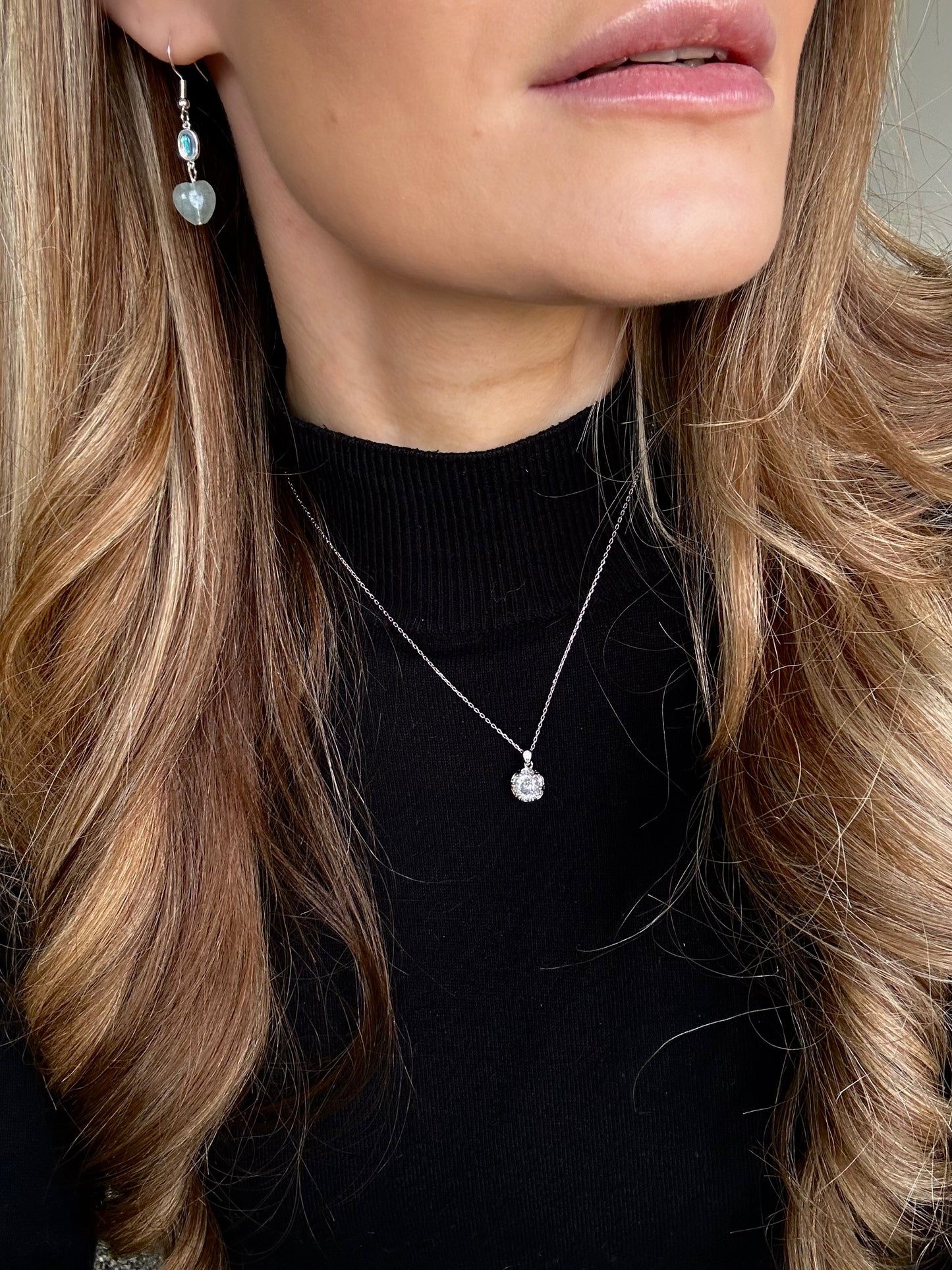 Vintage inspired sterling Silver necklace