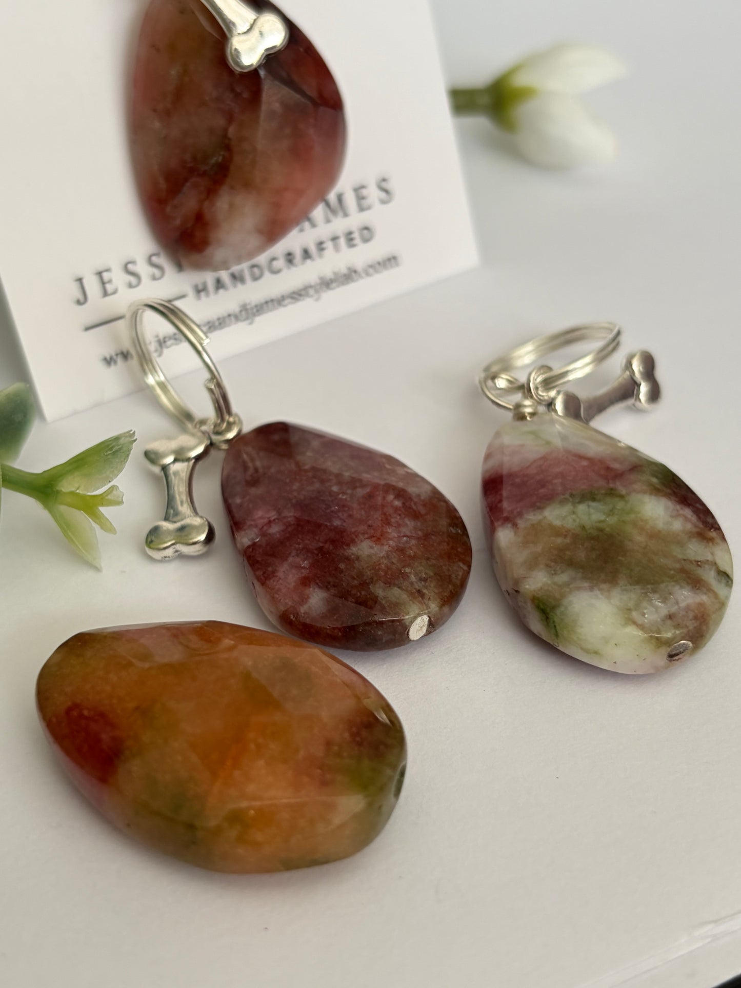 Calming crystal for nervous reactive dogs large , handmade in Staffordshire uk 