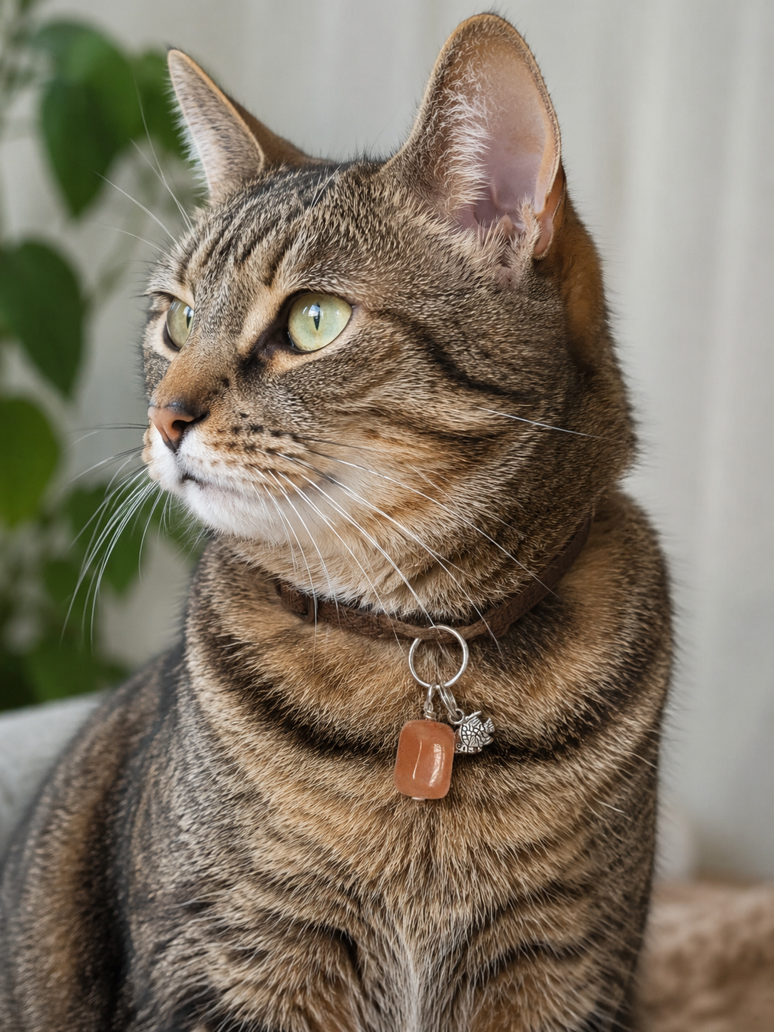 Crystals for cats collars